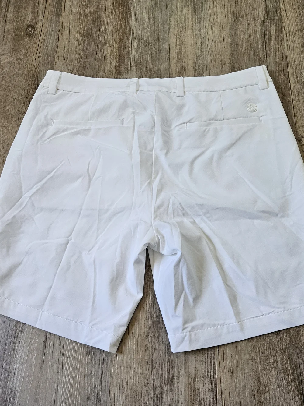 G/FORE Maverick White Men’s Stretch Active Performance Golf Shorts Size 32